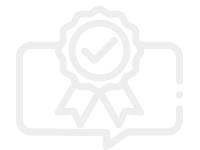 Certificate badge icon representing professional standards